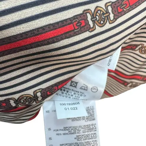 Brooks Brothers Wool Blend Tartan Cardigan Tunic Blazer Red Black Plaid Size 14