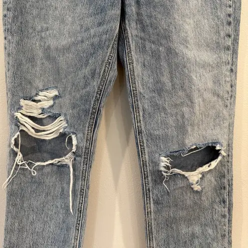 Hidden Jeans with Fray Bottom Ripped Jeans Blue Size 26 - Image 3