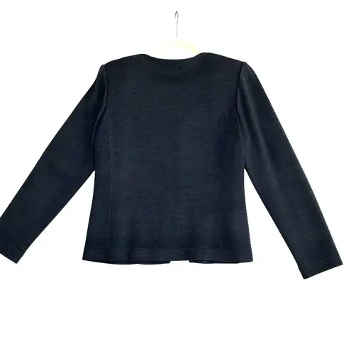 CZERNY Wool Blend Cardigan Women M Gray Elegant Feminine Classic Retro Made USA Size M