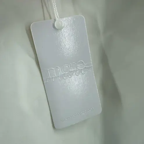 MARE MARE Karl Blouse Size Small Cold Shoulder Top NWT Anthropologie Off White