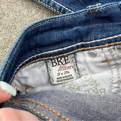 BKE Buckle Stella 27R Straight stretch Blue Denim Jeans bK17164R