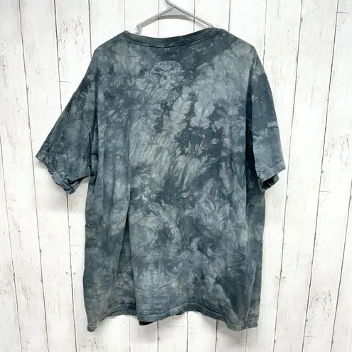 Vintage 2005 Skullbone Unisex 2XL 3D Skull Stacked Tie Dye Blue Y2K Men’s Size XXL