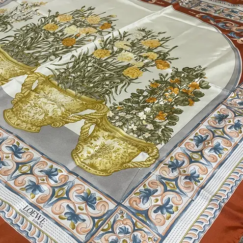 Loewe Botanical Silk Scarf