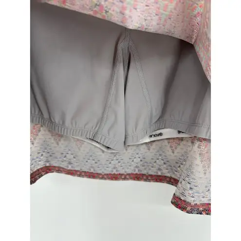 Foray Golf Skirt Women XL NWT Multi Pink Chevron Print Patch Pocket Mini Skort