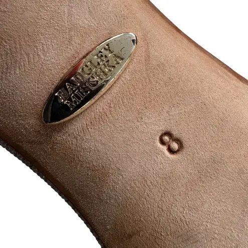 Badgley Mischka Jackie Jeweled Silver Glitter Sandal Wedding Formal Size 8 NWT