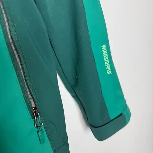 Marmot Windstopper Softshell Jacket Women’s Large Teal Green Full Zip