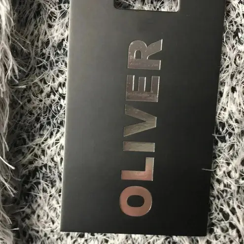 NWT OLIVER WO SZ MED ANIMAL PRINT SWEATER. SOFT AND COMFY OPEN FRONT