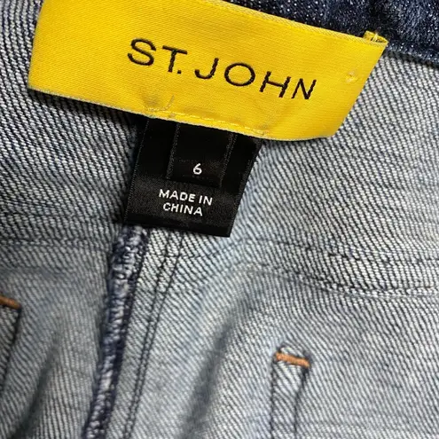 St. John  YELLOW TAG CUFFED JEANS SIZE 6