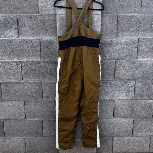 VintageāCHAPARRAL Golden Brown Ski Bib Snowsuit Gold Size M