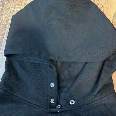 Nevstudio Spider Black Starburst Street Goth Punk Small Cotton Hoodie Sweatshirt