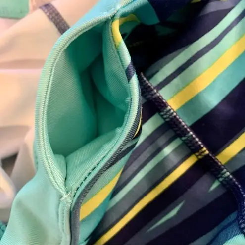 Everlast Striped Neon Workout Leggings Women’s Size Medium