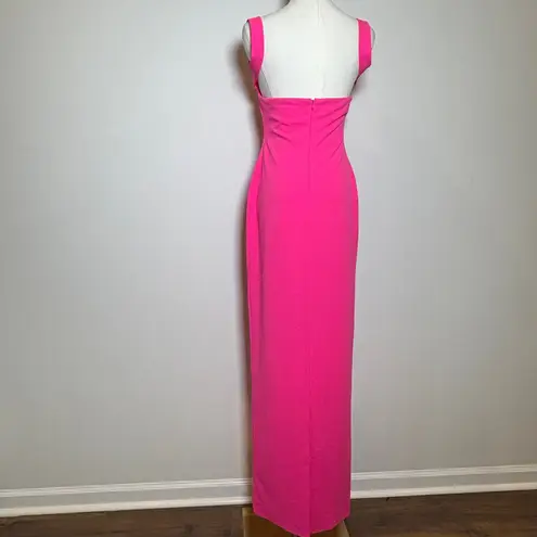 Solace London Joni Maxi Dress Magenta Pink Sleeveless Size US 6 UK 10