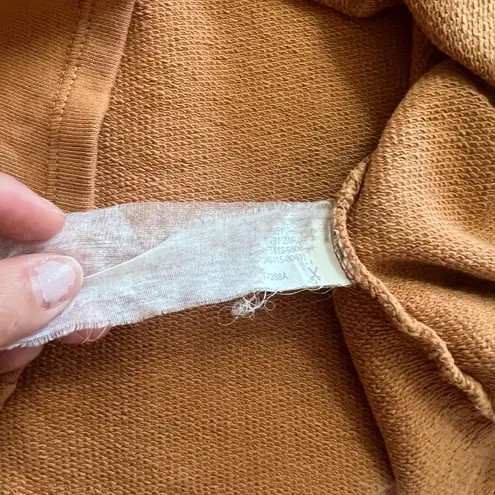 ZARA  Trafaluc striped sweatshirt with brown sleeves