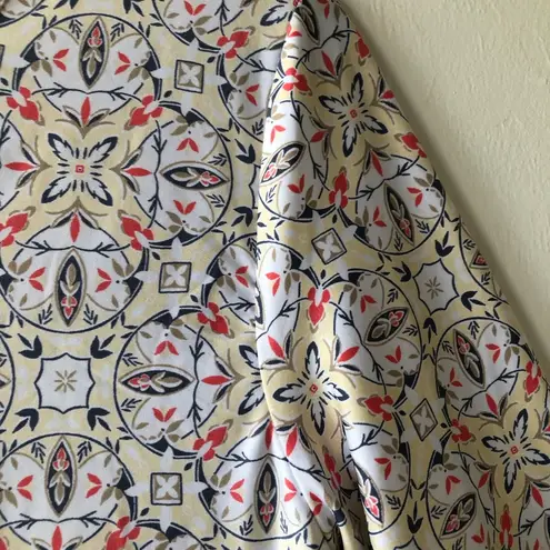 BON WORTH Womens Tunic Top Size XSP 3/4 Sleeve Semi Loose Side Slits