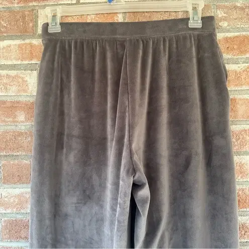 House of Harlow 1960 Velour Wide Leg Sweatpants Gray Purple Y2K Women’s Medium