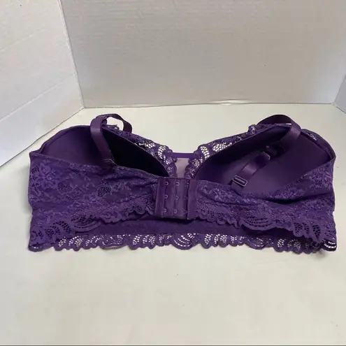 BALI, Purple Lace Bralette, Size, 2XL, Nylon & Spandex blend Size 2X