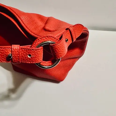 Coldwater Creek Coral leather shoulder bag by .