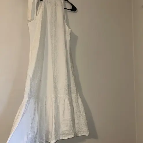 Vineyard Vines  144th Kentucky Derby Seersucker Dress Preppy White Medium