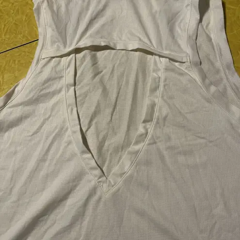 Mona B Light Weight Open Back Hooded Dry Fitting Sleeveless Active Tank