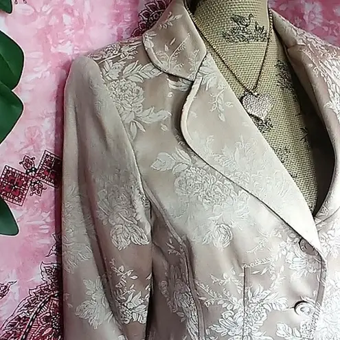 Susan Graver Floral Blazer Jacket
