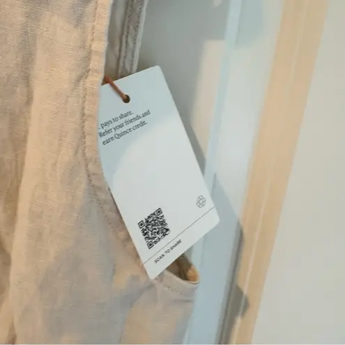 NWT Quince Sleeveless 100% European Linen Tank | S