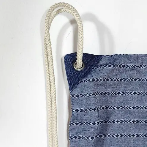 Drawstring Backpack Blue Dakine Cotton Boho Drawstring Bag