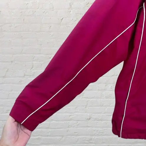 Sunice Golf Windbreaker Jacket XL Pink 1/4 Zip Athletic Pullover Performance
