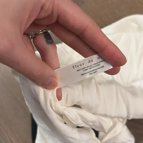 NWT Fleur Du Mal washable angel sleeve wrap pajama top Size XS