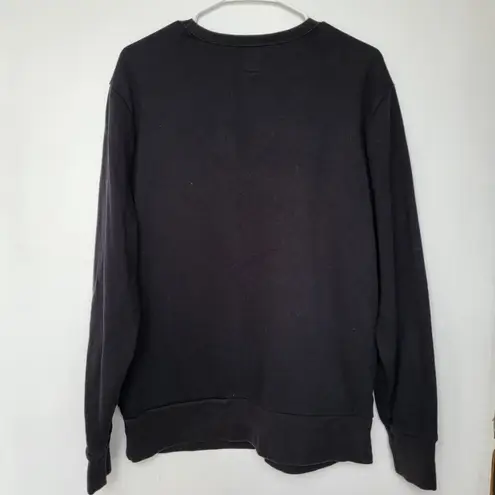 Gap black logo crewneck sweatshirt