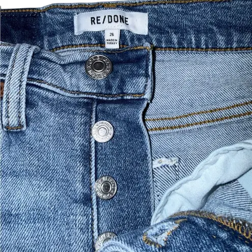 RE/DONE 90’s High Rise Ankle Crop Jeans