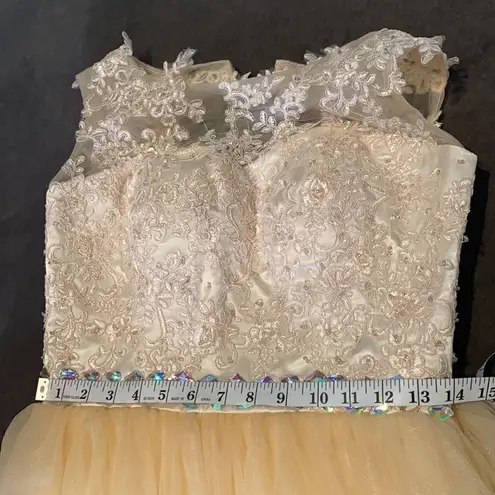 Women’s Short Prom Party Dress Size 6 Yellow