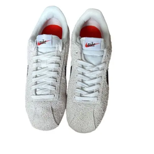 Nike  Cortez Vintage Suede Sneakers White/Black Size 9