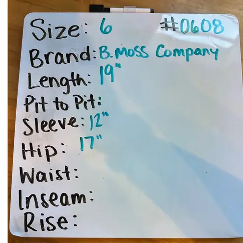 Tailor B. Moss Company Plaid Skirt Womens Size 6 Brown Black White Career Casual