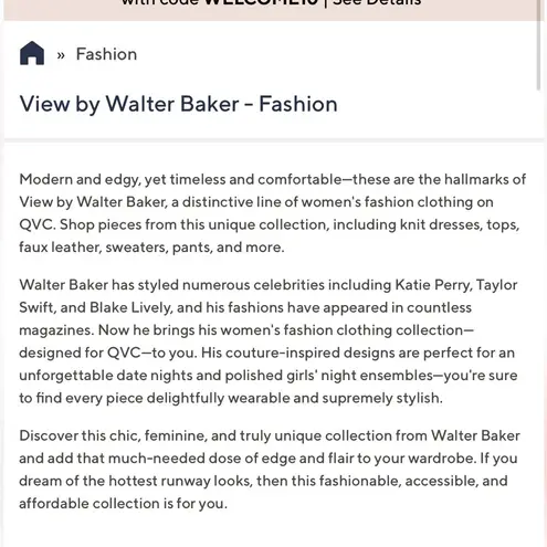 Walter Baker View by Walter from , Vintage denim blazer, herringbone stripe