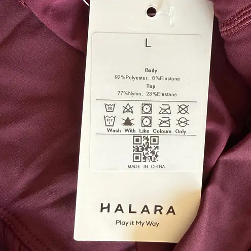 Halara NWT Breezeful Palazzo Flowy Wide Leg Casual Pants in Amaranth Purple