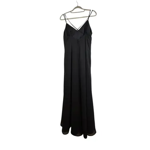 Morilee Madeline Gardner Black Surplice Gown Size 6