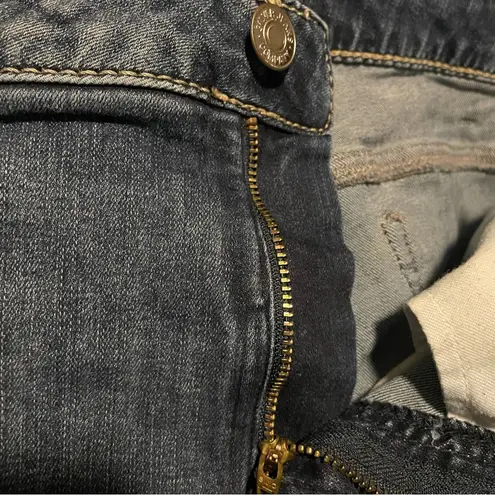 Silver Jeans Women’s Shorts Denim Jean Elyse Distressed Thick Stitch Size 20