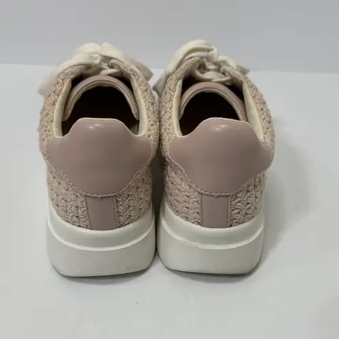 Yellow Box  Blush Pink Woven Sneakers