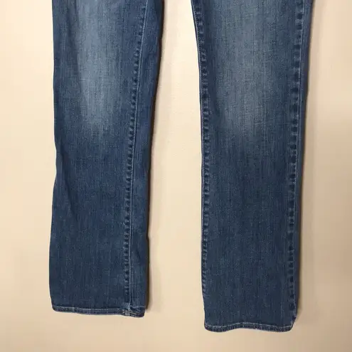 Abercrombie & Fitch  medium wash boot cut denim jeans size 6 long