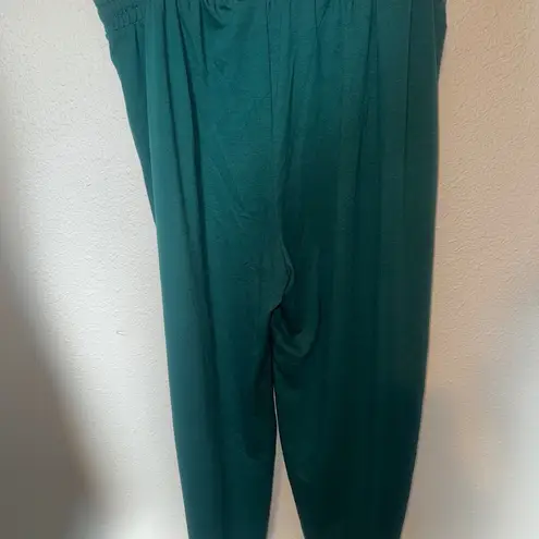 Zenana Outfitters Green Track Pants with Drawstring Waist