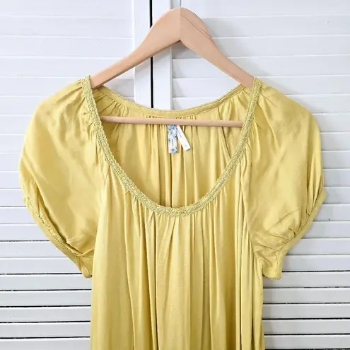 Maeve Anthropologie Ruffle Tiered Dress Size M