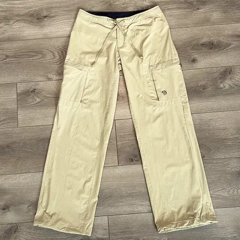 Mountain Hardwear Mountain Heardwear Yuma Cargo Khaki Ankle Zip Hiking Pants Size 4