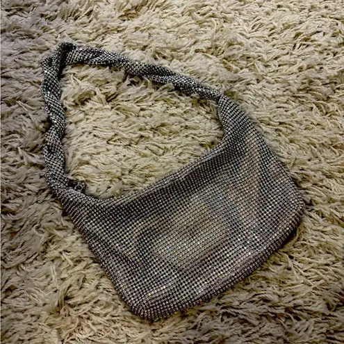 Urban Expression Urban Expressions Silver Vintage Evening Glam Shoulder Bag