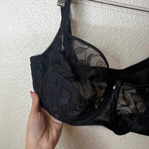 Fantasie Bra FL9092BLK Allegra 36I Black Sheer Lace Underwire Side Support Size undefined
