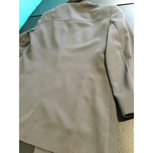 Womens Benetton Blazer Jacket Made in Italy Office Career size S No belt Gray