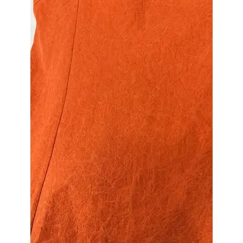 Chloé Chloe Orange Floral Cotton Top