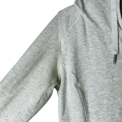 Lululemon  Harmony Hoodie Zip Front Jacket Heather Gray Athleisure Sporty Size 4