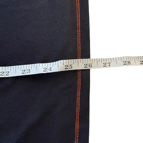 Onque Casual Womens Halloween Top Large Black Orange Haunted Forest Spider Woods