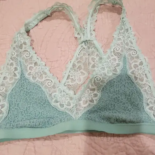 Aerie Lace Blue Teal Bralette