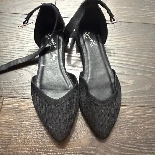Seychelles Women’s 6 Black Pointed Toe Sandals